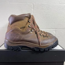 Zamberlan Trekking Gore-Tex Brown Leather Hiking Ankle Boots Vibram  Mens 10 US