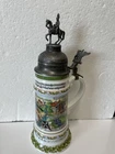 Vintage KAISER 583 D W Germany WW1 Kaiser Wilhelm Regimental Military Beer Stein