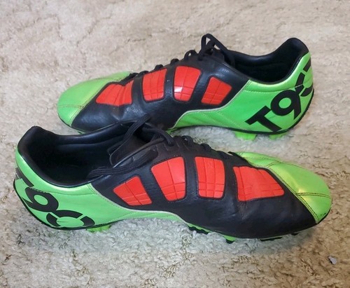 Nike T90 Größe 12 Herren Grün Rot Sport Fußballschuhe - Bild 4 von 11