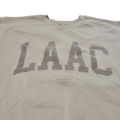 Felpa Los Angeles Athletic Club taglia XL LAAC stampa grafica felpa beige - Foto 3 di 9