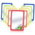 10 Pcs Small Mirrors for Kids Toddler Mirror Child Safe Shatter Warm Colors