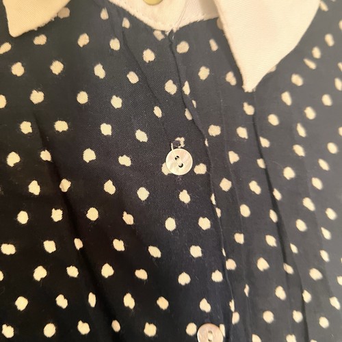 Camicetta top donna Zara basic a pois taglia M nera elegante trendy - Foto 4 di 8