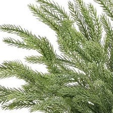Indoor/Outdoor Artificial 23" Spruce Bundle of Soft Wispy Pine Sprigs