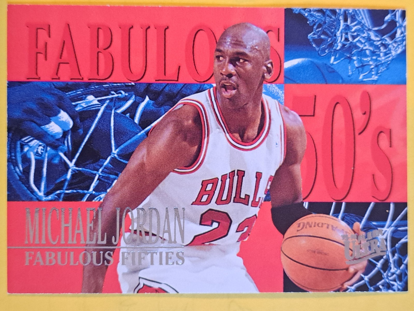 1995-96 Fleer Ultra Michael Jordan #5 Fabulous Fifties Chicago Bulls
