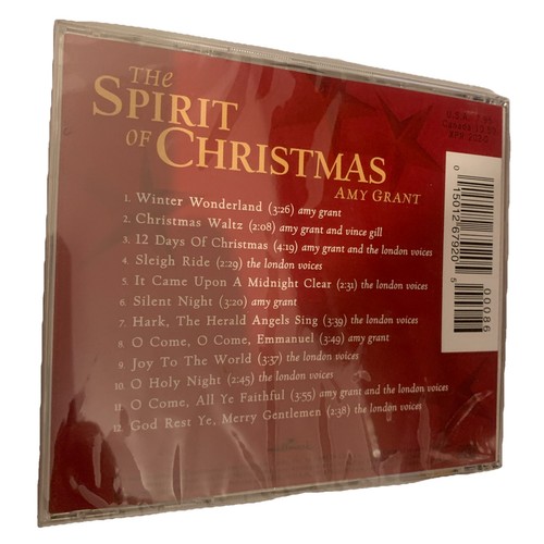 Hallmark Presents The Spirit Of Christmas CD Amy Grant Vince Gill Brand New - Foto 2 di 2