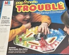 Vintage 1986 Milton Bradley Pop-O-Matic Trouble Board Game Complete