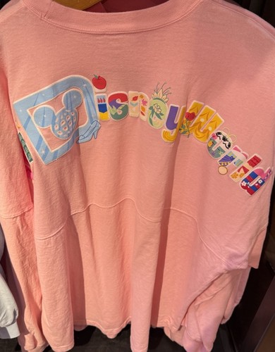 2025 Disney World Parks All Princess Spirit Jersey Large Pink Belle Cinderella - Picture 2 of 4