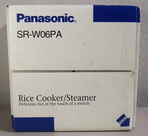PANASONIC 3 Cup (Uncooked) RICE COOKER & STEAMER (SR-W06PA) - NEW SEALED IN BOX - Picture 6 of 7