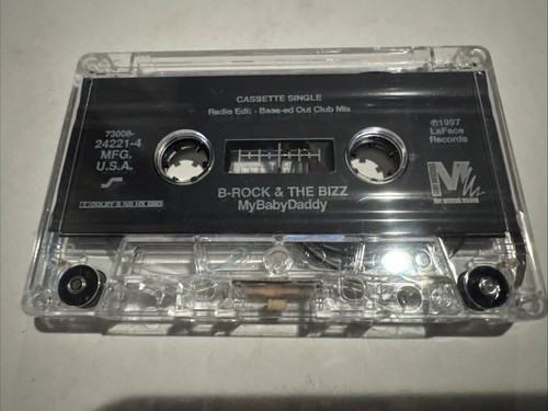 Vintage 1997 B Rock and The Bizz My Baby Daddy Cassette Tape Single - Picture 3 of 3