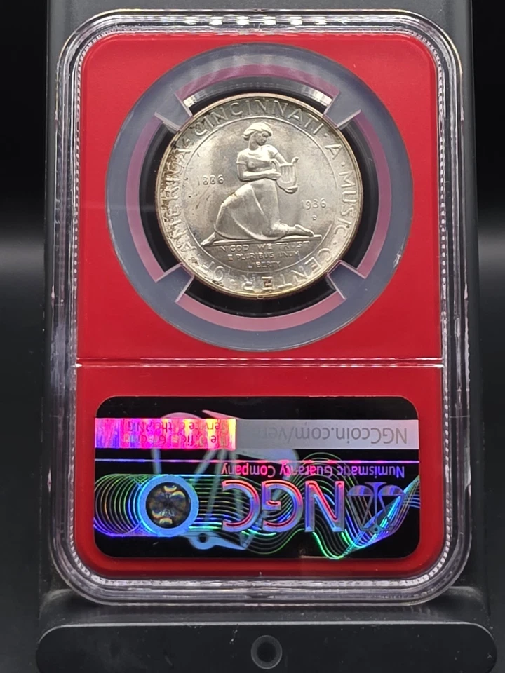 1936-D Cincinnati - Commemorative 50c Half Dollar - Silver - NGC MS67 - Image 2 of 4