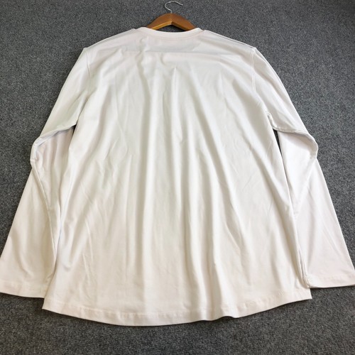 Rye 51 Shirt Mens Large White Voyager Long Sleeve Performance Stretch Gym - Picture 9 of 10