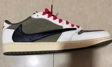 Travis Scott Jordan 1 Low Medium Olive Size 12 READ DESCRIPTION 
