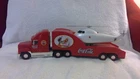 Vintage 2000 Coca-Cola Holiday Helicopter Carrier, w/ 62 Replica Helicopter, EUC