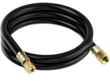 Boltigen 3/8'' ID Vacuum Refrigerant Hose, High Flow Black HVAC Vacuum Pump Hose