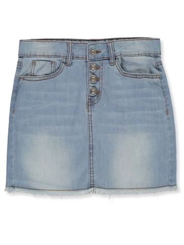 Cookie's Girls' Denim Skirt Color: dark indigo Size: 14 - 16 - Picture 2 of 7