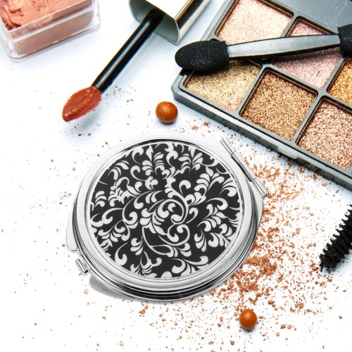 Portable Folding Round Makeup Mirror Pocket Cosmetic Mirror Festival Gifts - Picture 10 of 12