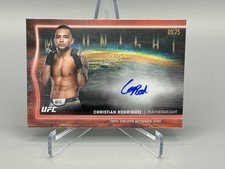2025 Topps Midnight UFC Christian Rodriguez Horizon Signatures AUTO Dusk /75