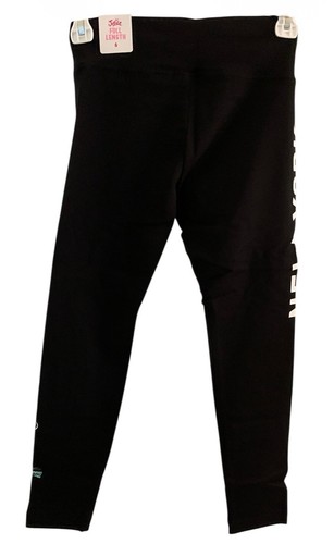 Justice Girls Leggings Black Size 6 Full Length Elastic Waist New York Theme - Picture 11 of 12