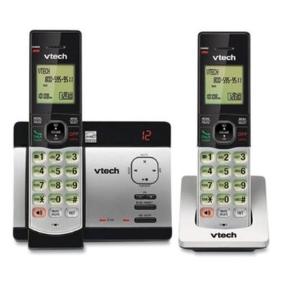 Vtech CS51292_40 Cordless Telephone System DECT 6.0 Silver/Black