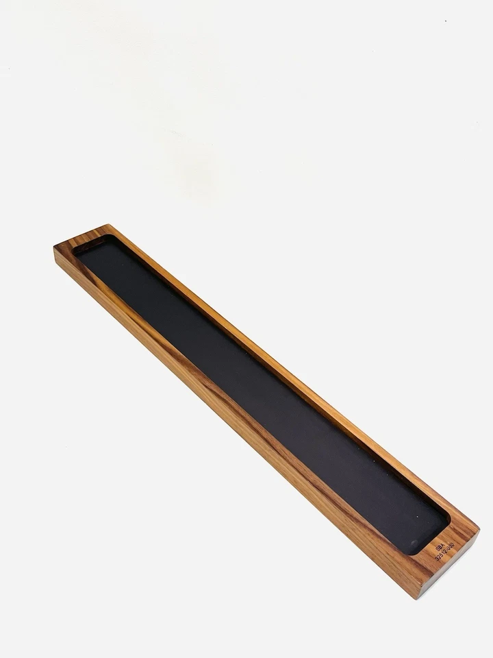 Henckels Knives Crate & Barrel 18" Magna Bar Knife Holder | Acacia, No Mounting - Image 4 of 4