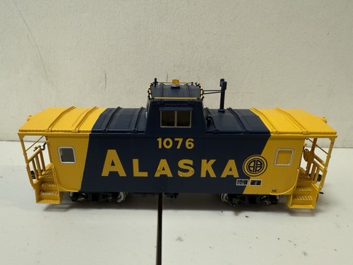 OMI Alaska RailRoad Messing Modell Begleitwagen #1076