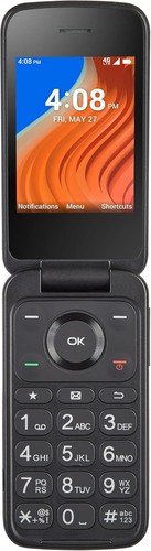 TracFone TCL Flip 2, 8GB, Black - Prepaid Flip Phone (Locked) - Picture 1 of 4