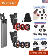 All-in-One Camera Lens Kit - 2 Pack for Stunning Mobile Photography & Video
