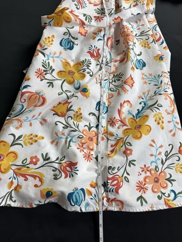 Vestido Croft & Barrow Blanco Multi Floral Algodón Talla 2X. (B.169/1) - Imagen 7 de 7