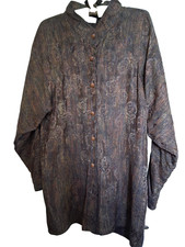 designer vintage fendi blouse dolman batwing sleeve size 44