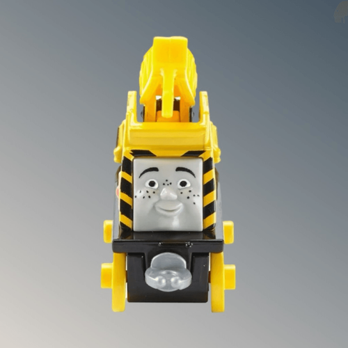 2013 Mattel Thomas & Friends Push Along Kevin Yellow Diecast Crane B23 - Picture 2 of 6