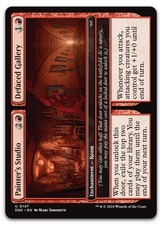 Painter's Studio // Defaced Gallery #147 (NM) Duskmourn DSK Magic MTG
