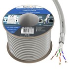 100m Netzwerkkabel CAT6 S/FTP Patchkabel geschirmt Gigabit Ethernet LAN Kabel 4x