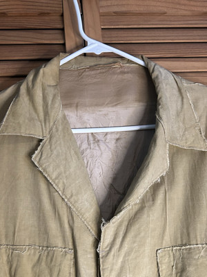 Jil Sander Coated Cotton Jacket Distressed Vintage Men's