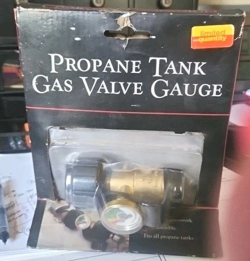 木炭伴侣丙烷罐气阀量规 CC4509 全新未拆封 — 第 2/4 张图片