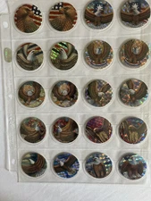Vintage 1990's POG - USA Patriotic Eagle Lot Of 45