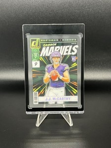 2024 Donruss Clearly Gridiron Marvels - JJ McCarthy - Rookie RC Case Hit SSP