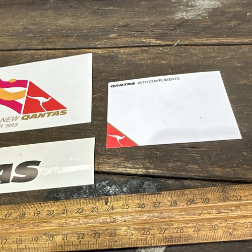 QANTAS DECALS + COMPLIMENTS CARD Genuine Items - Picture 5 of 5