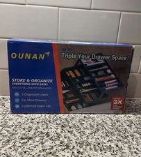 Smart Drawer 3X Expandable Multi-Level Organizer – Cosmetics, Jewelry, Office