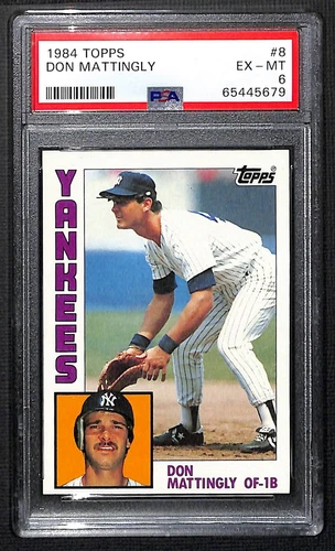 1984 Topps #8 Don Mattingly PSA 6
