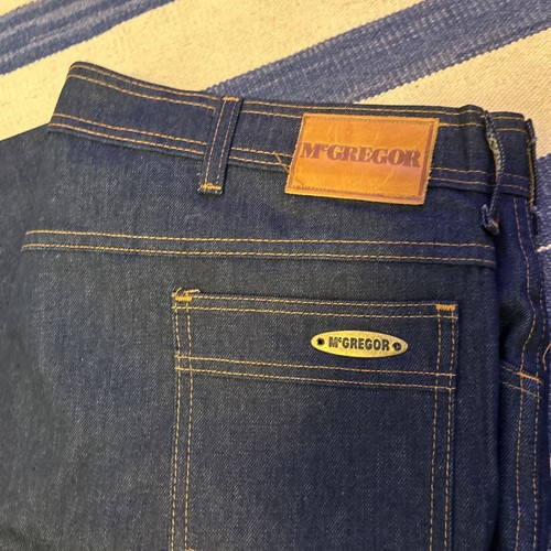 Vintage Mcgregor Blue Jeans Size 42 X 30.5 - Picture 7 of 15