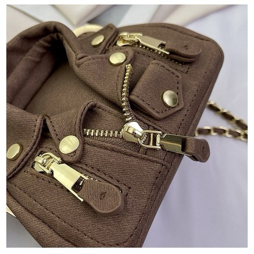 jacket Shaped Shoulder Purse Bag Crossbody Shoulder handbag Tote - Picture 10 of 12