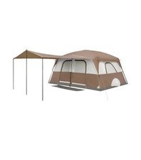 PORTAL 8 Person Family Camping Tent with Porch, Weather Resistant Camping Ten...