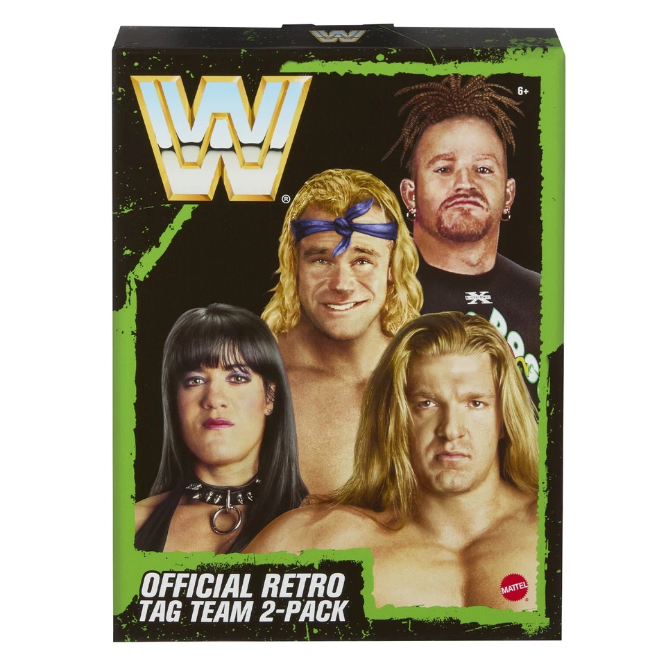 DX WWE Retro 4-Pack  (Triple H, Chyna, Road Dogg & Billy Gunn)   Wrestling - Image 2 of 3