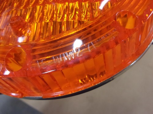 Weldon SAE WIW2-71 Objektiv Nr. 2010 Markierungsleuchte Leuchte Baugruppe gelb orange 7" 12 V - Bild 8 von 9