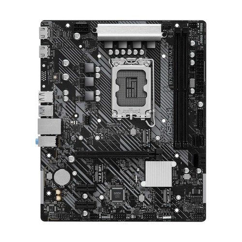 Scheda Madre ASRock B760M-H2/M.2 LGA 1700 Intel B760 - Afbeelding 2 van 5