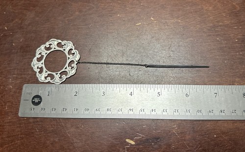 Vintage Sterling Japanese Scarf, Pashmina, Kilt, Hair - Pin - Picture 8 of 11
