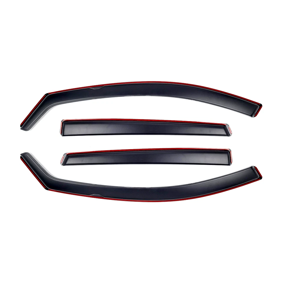 Protectores de lluvia en canal visera de ventana sombra deflector de ventilación para Acura RDX 2019-2024 Foto 2 de 4