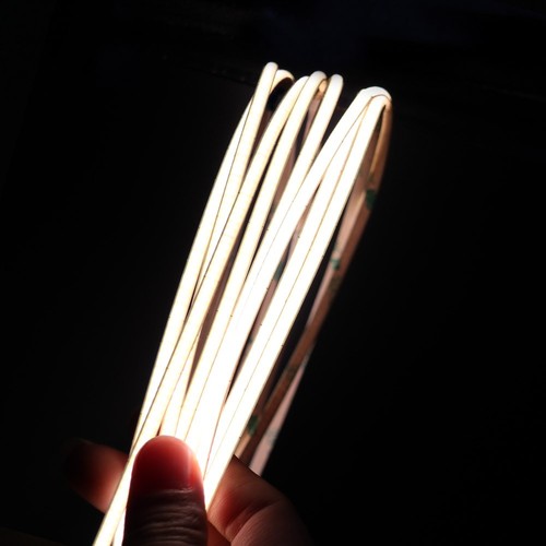 Thin 5mm Width COB LED Strip 12V Flexible Warm Cool White Tape Light Strips 5m - Picture 3 of 13