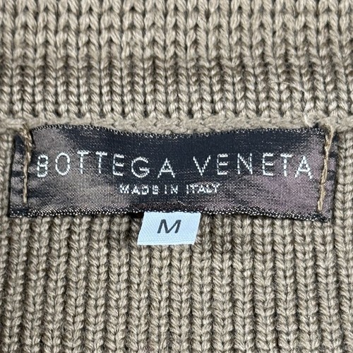 Bottega Veneta Brown / Beige Heavyweight Knit Full Zip Cardigan Sweater Sz L - Picture 9 of 11