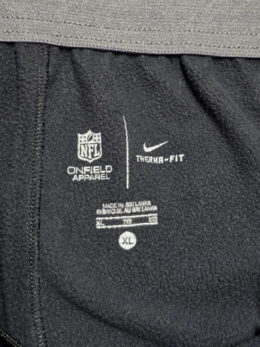 New Orleans Saints Nike TEAM On Field Therma-Fit Sweatpants Mens XL Black - Picture 4 of 18